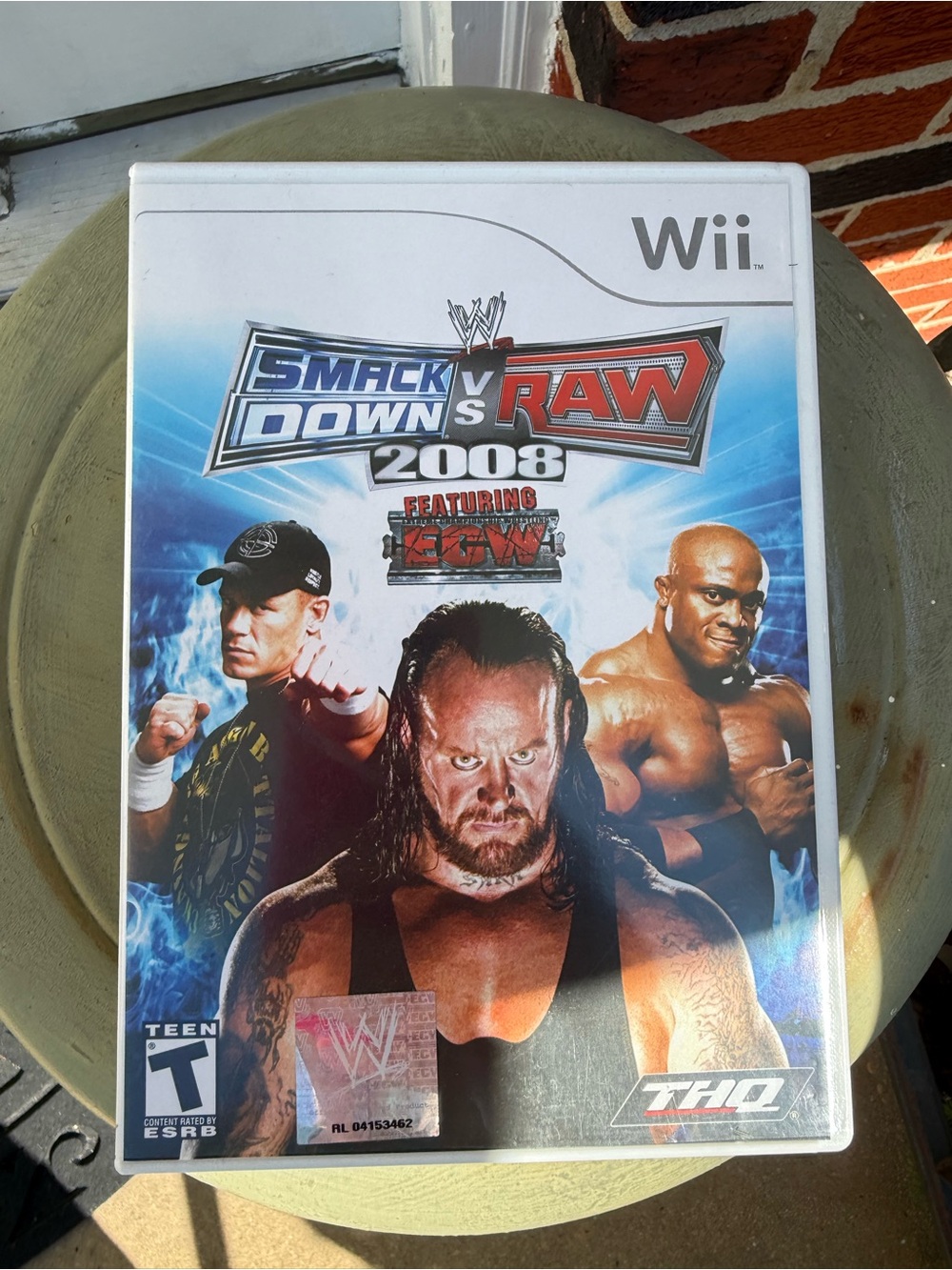 Wii SmackDown vs. Raw 2008 (White) - WWE Video Game